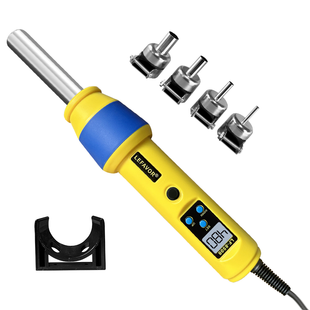 LCD الرقمية الحرارة مسدس هواء  - مراجعة Heat Gun Small وسعره