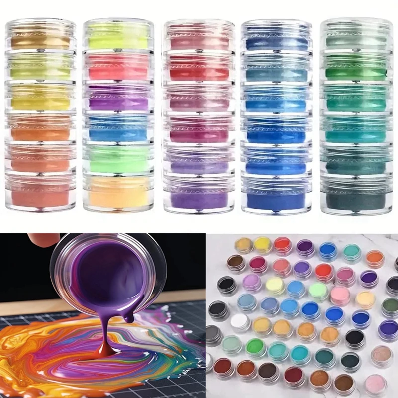 6 قطع من مسحوق الكروم اللامع ا - مراجعة Resin Glitter Pack وسعره